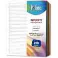 thumbnail image 1 of Paquete 200 Hojas Para Carpeta Carta Filo Color Raya Mate Mate Raya y Filo Color, 1 of 2
