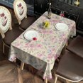 thumbnail image 2 of Pioneer Flower Floral Print Pattern Rectangle Tablecloth 60"x102", Waterproof Polyester Table Cloth, Wipeable Spillproof for Dining Camping Indoor Outdoor, 2 of 6