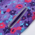 thumbnail image 7 of Sopiago Girls Rain Jacket Lightweight Waterproof Hooded Cotton Lined Raincoat for Boys Girls Windbreaker Jacket (Purple,3-4 Years), 7 of 7
