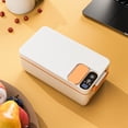 thumbnail image 6 of YIMWNYI Charging Hot Rice Box Bento Box Stainless Steel Detachable Inner Container Insulated Lunch Box, Portable Electric Food Heater, Leak Proof Design, Fast Heating, Ideal for Outdoor Camping, 6 of 7