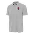 thumbnail image 2 of Men's Antigua Gray Indiana Hoosiers Era Polo, 2 of 3