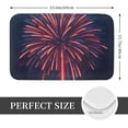 thumbnail image 2 of Honeii Fireworks3 Pattern Door Mat, Welcome Door Mats Outdoor Indoor, Stain and Fade Resistant, Non-Slip Entry Matfor Bedroom, Bathroom, Kitchen, 2 of 7