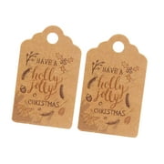 Étiquettes volantes pour sapin de Noël Étiquettes décoratives en papier Étiquettes de décoration d'emballage