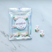 BUNNY WITH CARROT EDIBLE DECORATIONS