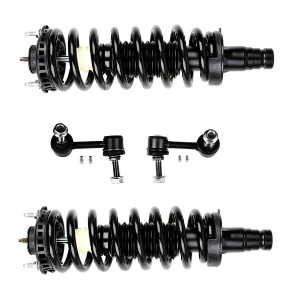 AUTOMUTO Struts & Shocks Quick-Strut Front Strut Spring Assembly Stabilizer Bar Link Fit For 2002-2003 for Chevrolet Trailblazer EXT