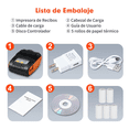 thumbnail image 3 of "Impresora Tickets Bluetooth Impresora Recibos Térmica 58mm Malubero, Negra Naranja ", 3 of 4