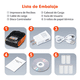 thumbnail image 3 of "Impresora Tickets Bluetooth Impresora Recibos Térmica 58mm Malubero, Negra Naranja ", 3 of 4