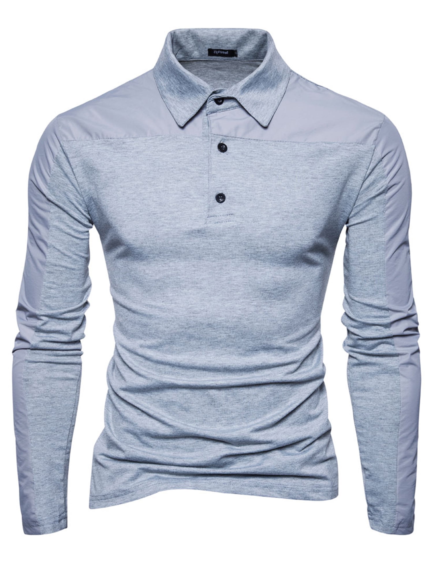 polo shirt and sweatshirt