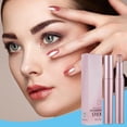 thumbnail image 4 of 3 Color Matte Gradient Glitter Eyeshadow Stick, Cream Blendable Metallic Shimmer Eye Shadow Pencil, Natural Long-Lasting Eye Makeup Pen for Daily Makeup, Portable Glitter shadow for Women, 4 of 6