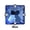 Blue, variant on U8MO 10pcs Sew On Square Glass Crystal Rhinestones Flat Back Claw Cup Craft Beads-14mm/Silver-Green