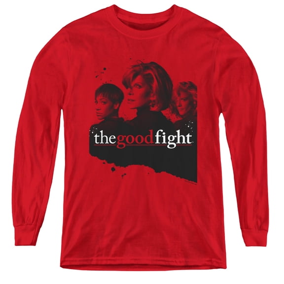 The Good Fight Diane Lucca Maia Youth Long Sleeve T-Shirt Red
