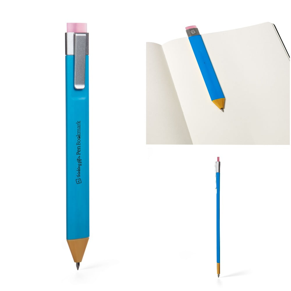 Pen Bookmark with 2 Ink Refills Erasable Ballpoint Gel Pen and