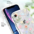 thumbnail image 4 of for iPhone XR Case, Cute Colorful Flower Curly Wave Clear Case with Lovely Flower Bracelet Chain for Women Girls Soft TPU Shockproof Protective Case Cover for iPhone XR, 4 of 14