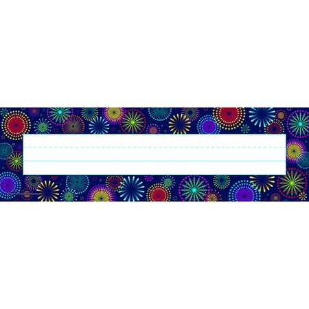 Fireworks Name Plates by Teacher Created Resources