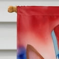 thumbnail image 4 of Basenji Patriotic American House Flag 28 in x 40 in, 4 of 7