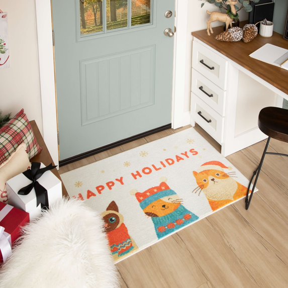 Mohawk Home Holiday Cats Accent Rug, 2' 6" x 4' 2"