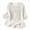 White, variant on Women's Henley Tops Short Sleeve V Neck Button Front Vintage Embroidered Cotton Linen Look Breathable Summer Shirts Solid Color Lightweight Breathable Casual Tunics