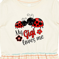 thumbnail image 4 of Inktastic My Gigi Loves Me with Cute Ladybugs Girls Toddler Dress, 4 of 5