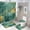 color-2, variant on Colorful Marble Green Gilding (55) Shower Curtain Set 4PCs with Hooks Waterproof Bathroom Toilet Mat Lid Decor