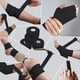 thumbnail image 5 of 30 Vendajes Elásticos Autoadhesivos Negros de 5 cm para Deportes, para Lesiones Deportivas y Tratamiento de Mascotas., 5 of 7