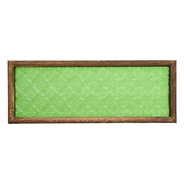 Bandeja para servir, portavelas cosmético, plato de mostrador, bandeja para begonias, café Verde 327x123cm