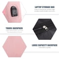 thumbnail image 2 of TABLETREANDS 1Ud Mochila Para Portátil Rosa De Tela Oxford Con Gran Capacidad Y USB Para Viaje Y Trabajo, 2 of 5