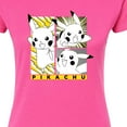 thumbnail image 3 of Pokémon - Pikachu Pannels - Juniors Fitted Graphic T-Shirt, 3 of 5