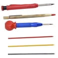 thumbnail image 2 of Kits de bolígrafos para trabajar la madera Recargas de crayones de grafito metálico Marcadores Herramientas de punzón central de posicionamiento, 2 of 12