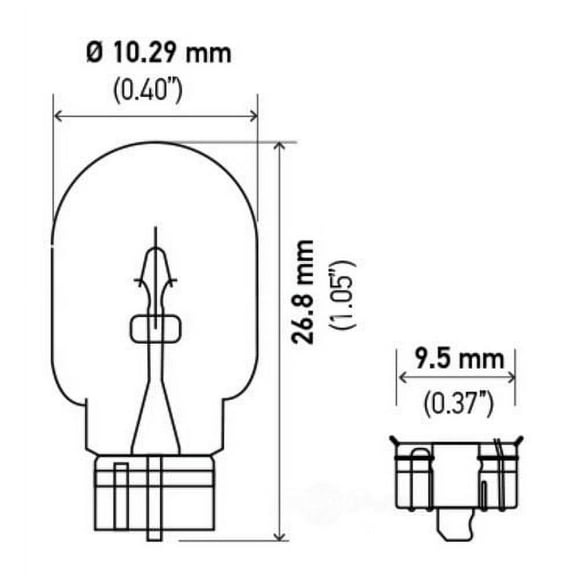 Hella Lighting 2827NA Tail Light Bulb