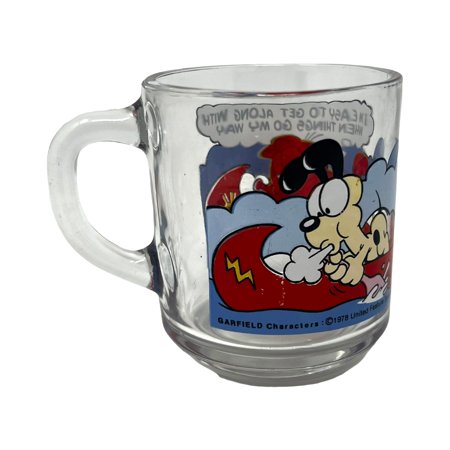 

Vintage 1978 Mcdonalds Gardfield Glas Mug