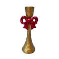 thumbnail image 1 of Candelabro decorativo de metal premium para velas cónicas de pilar rojo, 1 of 9