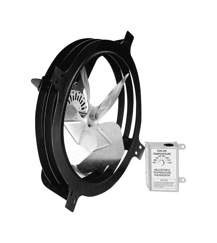 Air Vent 54301 Direct-Drive Whole-House Fan with Automatic Shutter 24" 