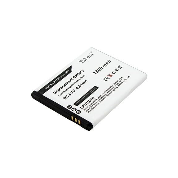 Replacement Battery for Texas Instruments TI-84 Plus CE, TI-84 CE, fits Part No 3.7L12005SPA, P11P35-11-N01, 3.7V 1300mAh
