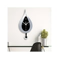 thumbnail image 6 of Modern Water Dropping Design Wall Clock for Creative Acyrlic Pendulum Clock for Home Bedroom Living Room Office Decorati, 6 of 11