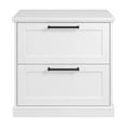thumbnail image 2 of Bush Furniture Westbrook 2 Drawer Lateral File Cabinet in Ash White, 2 of 10