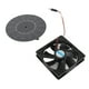 thumbnail image 5 of Ventilador de escape con energía solar de 10 W, panel solar de silicio monocristalino, kit de ventilación para caseta de mascotas, gallinero, autocaravana, invernadero., 5 of 14