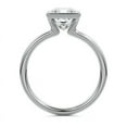thumbnail image 3 of Dash Jewelry 14K White Gold Plated 14K Moissanite Rings - 2 Ct Princess Cut Wedding Moissanite Jewelry for Women's - Simple Engagement Rings - Moissanite Beautiful Special Occasion Rings, 3 of 7