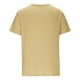 thumbnail image 5 of Tops para hombre, blusas y camisas de manga corta con cuello redondo para hombre, camiseta de punto acanalada para hombre, camisa informal de manga corta con cuello redondo y textura ajustada, blusa p, 5 of 6