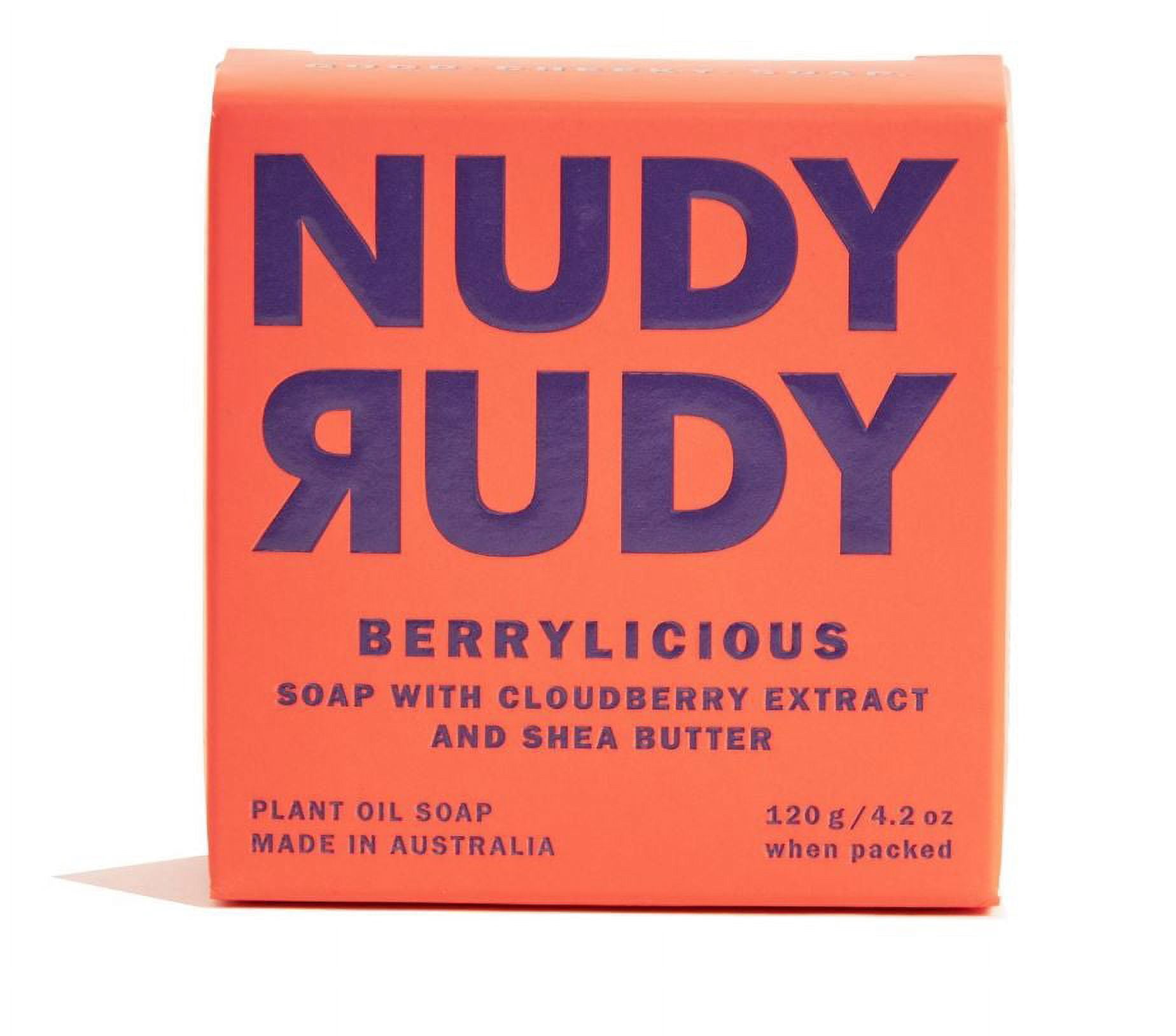Nudy Rudy Berrylicious – Soap with Cloudberry Extract and Shea Butter – 4.2oz