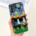 thumbnail image 1 of For OPPO Reno5 Pro 5G 4G Reno5 Phone Case Reno 5 5Pro CPH2201 CPH2145 Cute Cat Cartoon Candy Color Soft Silicone TPU Back Cover 16 Reno5 5G, 1 of 6