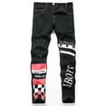 thumbnail image 2 of Kogui Jeans for Teens Boys Boy's Skinny Fit Fashion Kids Denim Jeans Pants Size 12-13 ( Red,12-13 Years), 2 of 7