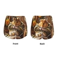 thumbnail image 3 of Daiia Modern Floral Guinea Pig Pattern Women's 2 in 1 Running Shorts - Lightweight Athletic Workout Gym Yoga Shorts Liner with Phone Pockets-XX-Large, 3 of 7