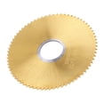 thumbnail image 4 of Mandrel Disque de Forage Lame Mandrin Rotatif Disque de Forage Ti Revêtement Scie à Table Circulaire Roue de Coupe 63x1.2mm, 4 of 8