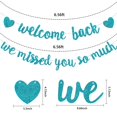 thumbnail image 3 of Banner RICHHHA con brillo azul, preensartado, de bienvenida, 3 of 6