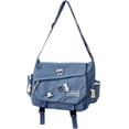 thumbnail image 3 of Y2k Bolso bandolera Mochila Kawaii Mochila estética de gran capacidad Mochilas de viaje casuales lindas (1015 azul), 3 of 4