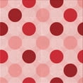 thumbnail image 1 of Ahgly Company Indoor Square Patterned Deep Rose Pink Area Rugs, 6' Square, 1 of 1