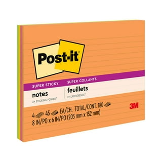 Sticky Notes Variety Set in a Padded Memo Book, 410 Pieces, Assorted Sticky  Tabs: Lined, Dotted & Blank Note Tabs, Small & Mini Sticky Notes & See