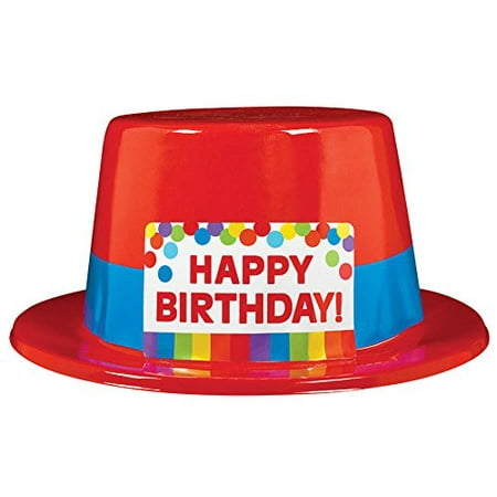 HAPPY BIRTHDAY PLASTIC HAT NOVELTY Walmart com HAPPY BIRTHDAY PLASTIC HAT NOVELTY Walmart com