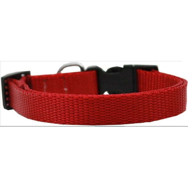 Nylon Dog Collars Durable Adjustable Snap Buckle Pick From 5 Sizes & 16