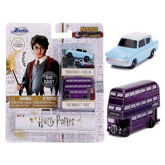 "Harry Potter" 2 piece Set "Nano Hollywood Rides" Diecast Models by Jada
